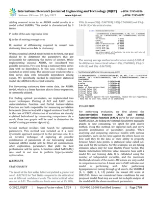 Carbon Emission Forecasting using ARIMA | PDF