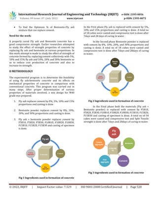 AN EXPERIMENTAL STUDY ON CONCRETE BY PARTIAL REPLACEMENT OF CEMENT WITH ...