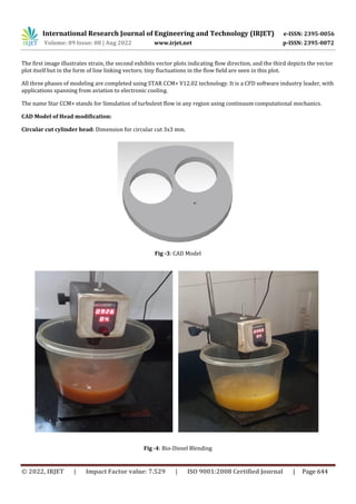 EXPERIMENTAL INVESTIGATION ON EMISSION ANALYSIS OF SINGLE CYLINDER 4 ...