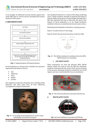Driver Drowsiness and Alert System using Image Processing & IoT | PDF