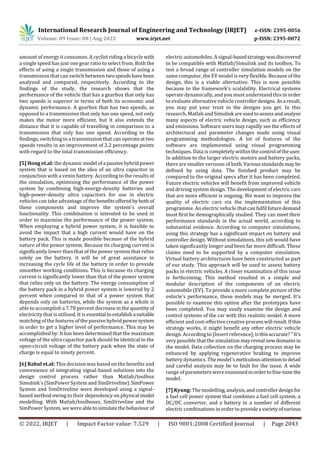 Dynamic Modeling and Simulation on a Hybrid Power System for Electric ...