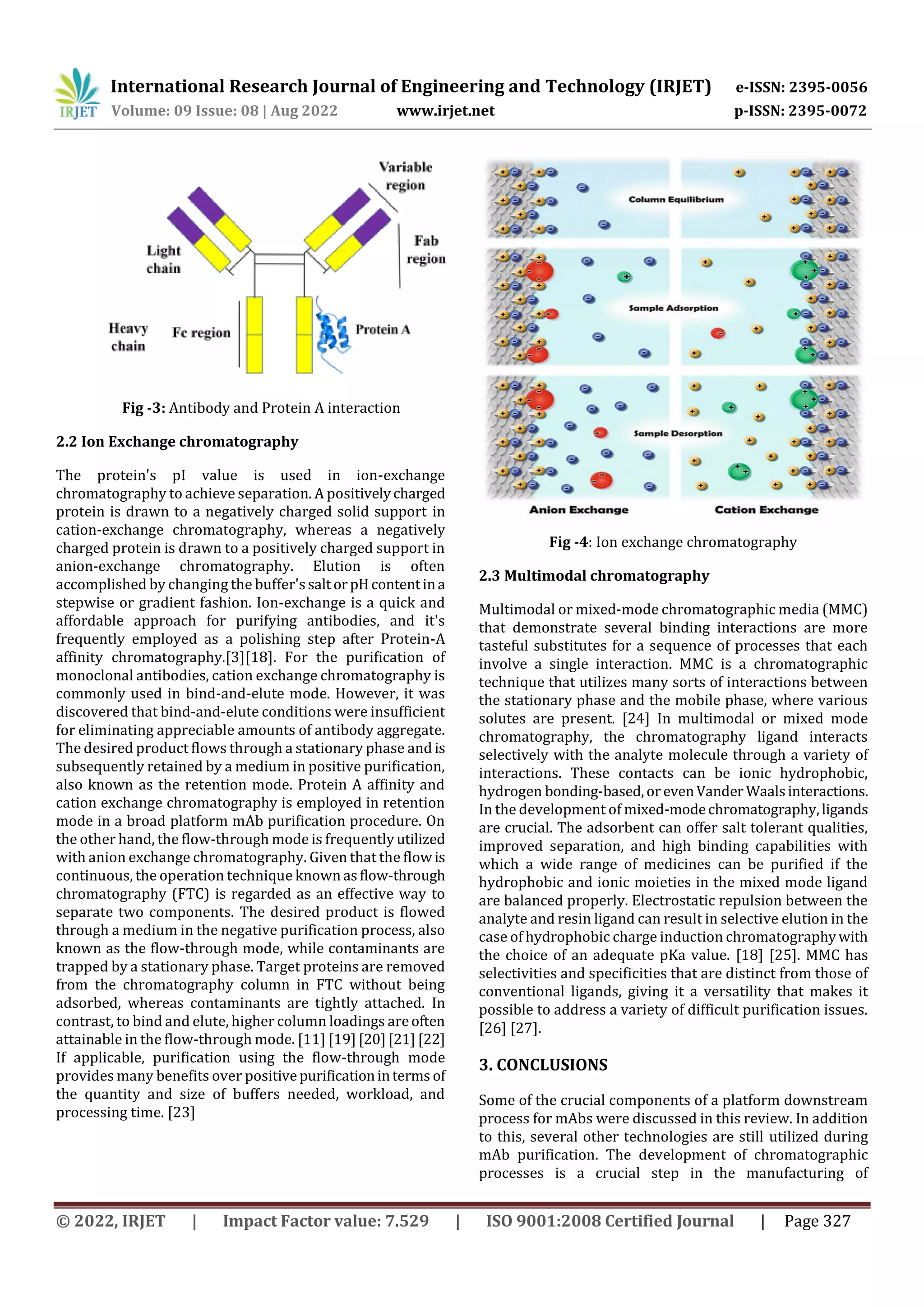 A Review on Chromatography-based purification of monoclonal antibody | PDF