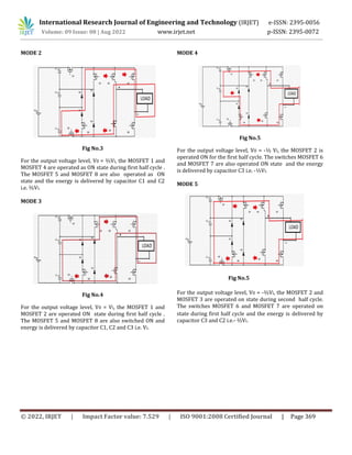 Design of Symmetrical Seven Level Multi Level Inverter | PDF