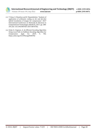 Comparative Analysis of Huffman and Arithmetic Coding Algorithms for ...