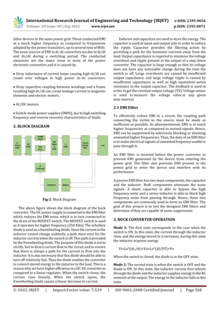 Design and Implementation of EMI Filter for DC-DC Power Converter | PDF