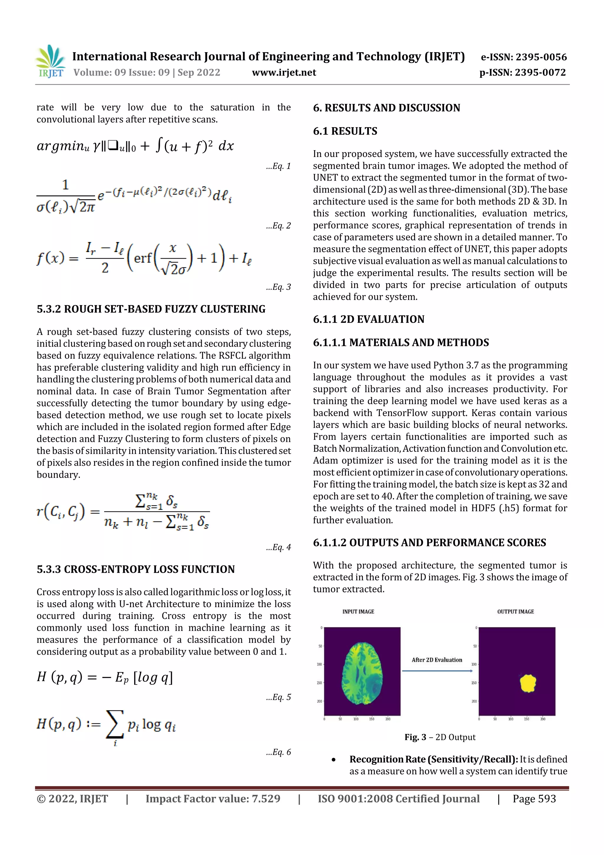Brain Tumor Detection and Segmentation using UNET | PDF