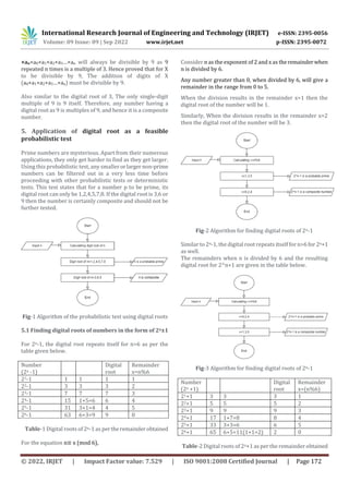 Prime Numbers and Their Digital Roots | PDF