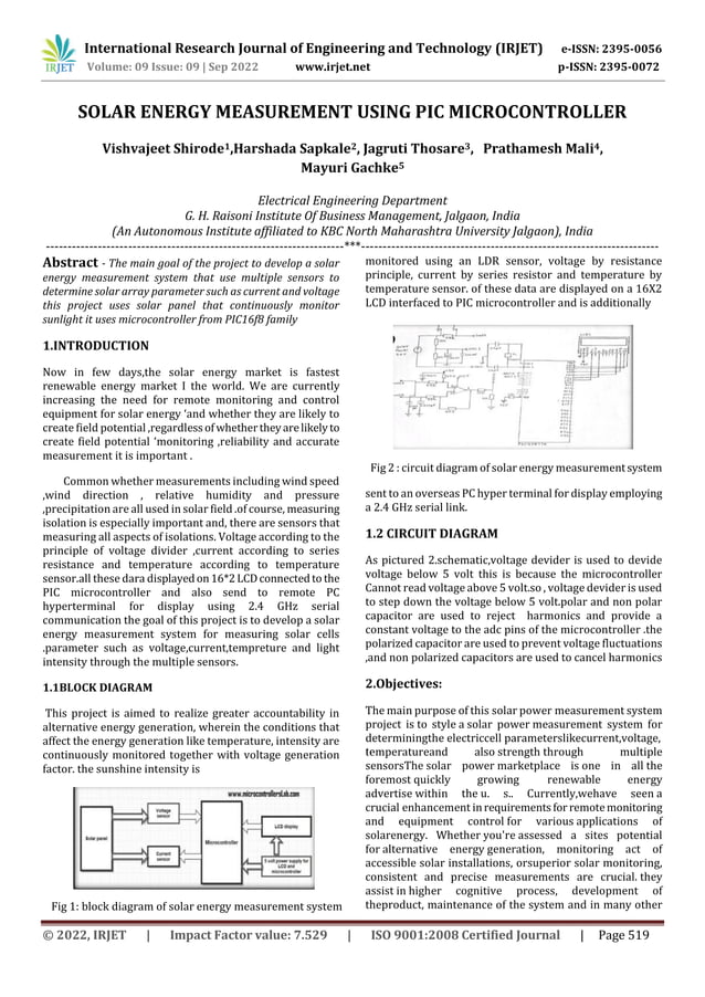 Solar Energy Measurement Using Pic Microcontroller vrogue.co