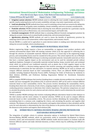 Multi-Criteria Decision-Making (MCDM) as a powerful tool for ...