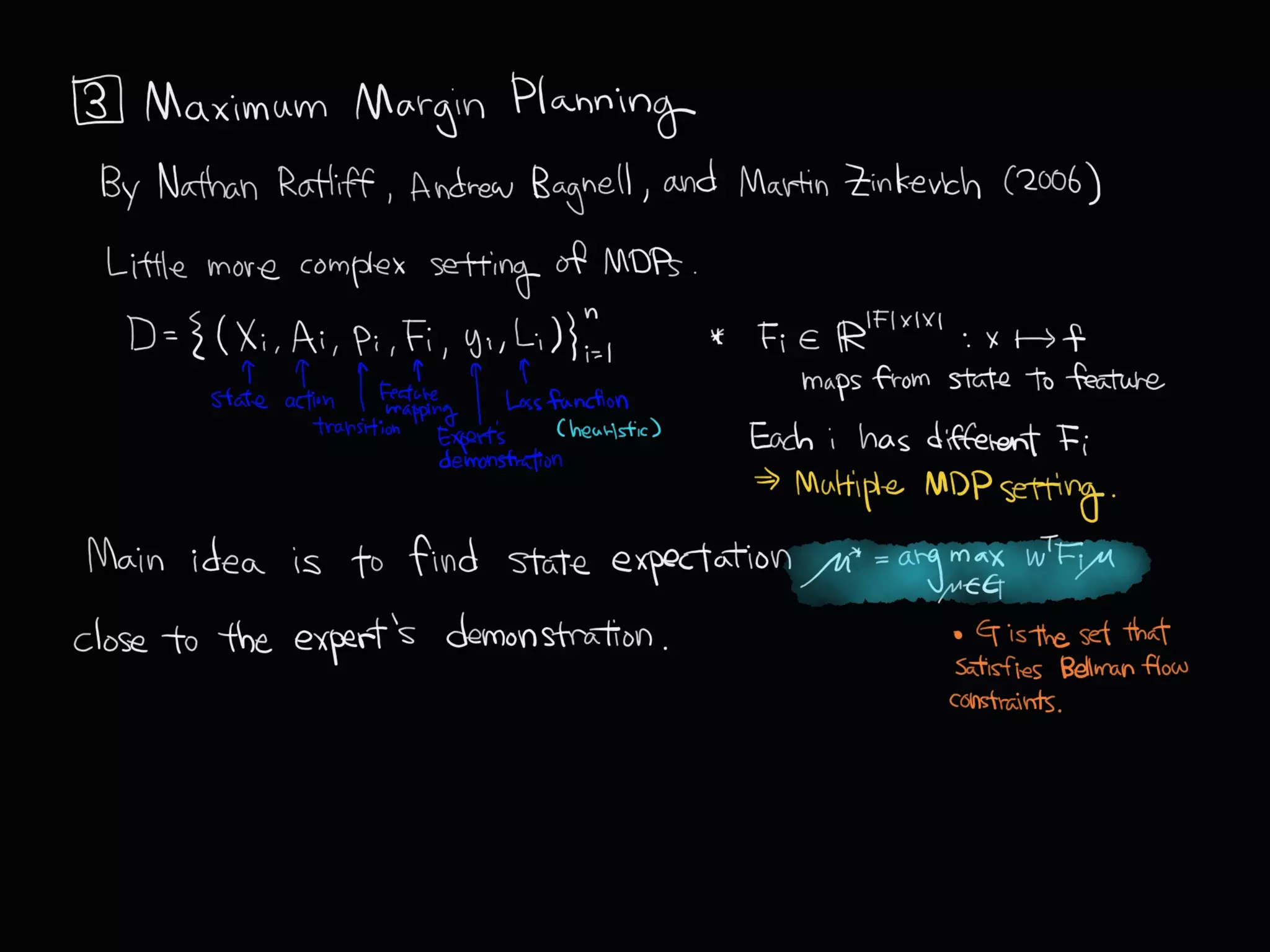 Inverse Reinforcement Learning Algorithms