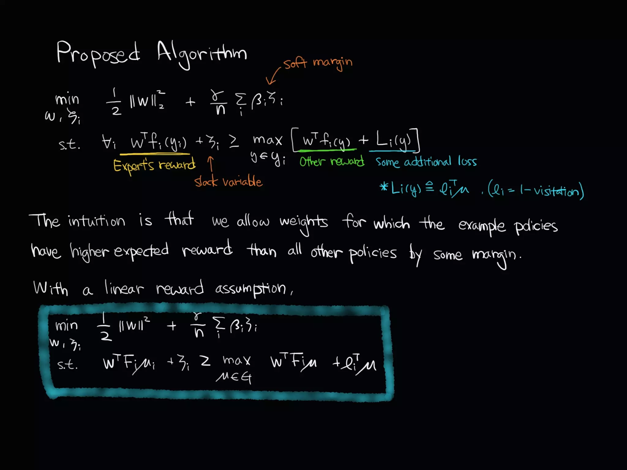 Inverse Reinforcement Learning Algorithms