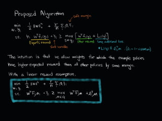 Inverse Reinforcement Learning Algorithms
