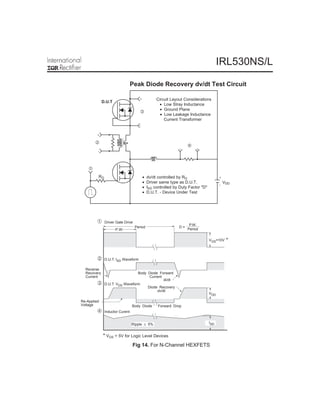 10 Pièces Transistors MOSFET IRL530N HEXFET Power - Format TO-220 - Pour électronique De Puissance
