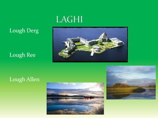 Lough Derg
Lough Ree
Lough Allen
 