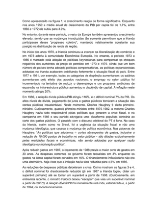 Irlanda  Ajuste E Crescimento