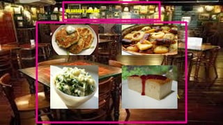 IRLANDAKO JANARIA
BOXTY CODDLE
COLCANNON GAZTAKO PUDING-A
 