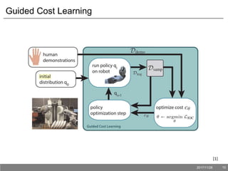 Guided Cost Learning
[1]
2017/11/28 10
 