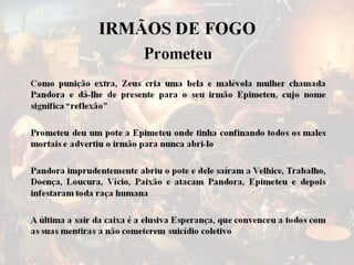 Prometeu e Lúcifer: Irmãos de Fogo
