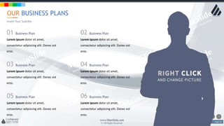 w w w . D o m a i n . c o m Page 54
www.MainSlide.com
© All Rights Reserved.
Confidential
01 Business Plan
Lorem ipsum dolor sit amet,
consectetur adipiscing elit. Donec est
eros.
02 Business Plan
Lorem ipsum dolor sit amet,
consectetur adipiscing elit. Donec est
eros.
03 Business Plan
Lorem ipsum dolor sit amet,
consectetur adipiscing elit. Donec est
eros.
04 Business Plan
Lorem ipsum dolor sit amet,
consectetur adipiscing elit. Donec est
eros.
05 Business Plan
Lorem ipsum dolor sit amet,
consectetur adipiscing elit. Donec est
eros.
06 Business Plan
Lorem ipsum dolor sit amet,
consectetur adipiscing elit. Donec est
eros.
OUR BUSINESS PLANS
Insert Your Subtitle
 