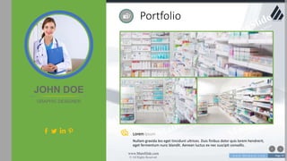 w w w . D o m a i n . c o m Page 70
www.MainSlide.com
© All Rights Reserved.
Confidential
Lorem Ipsum
Nullam gravida leo eget tincidunt ultrices. Duis finibus dolor quis lorem hendrerit,
eget fermentum nunc blandit. Aenean luctus ex nec suscipit convallis.
Portfolio
JOHN DOE
GRAPHIC DESIGNER
 