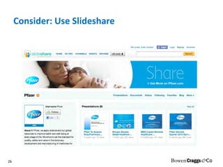 Consider: Use Slideshare 