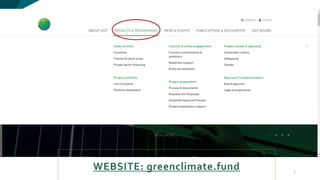 7
WEBSITE: greenclimate.fund
 