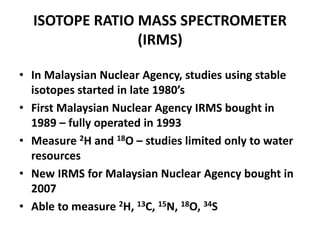 Irms (introduction) | PPTX