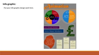 Info-graphic:
Put your info-graphic design work here.
 