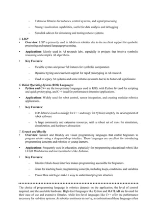 B.Tech 5th Semester Industrial Robotics Notes Module- VI | PDF