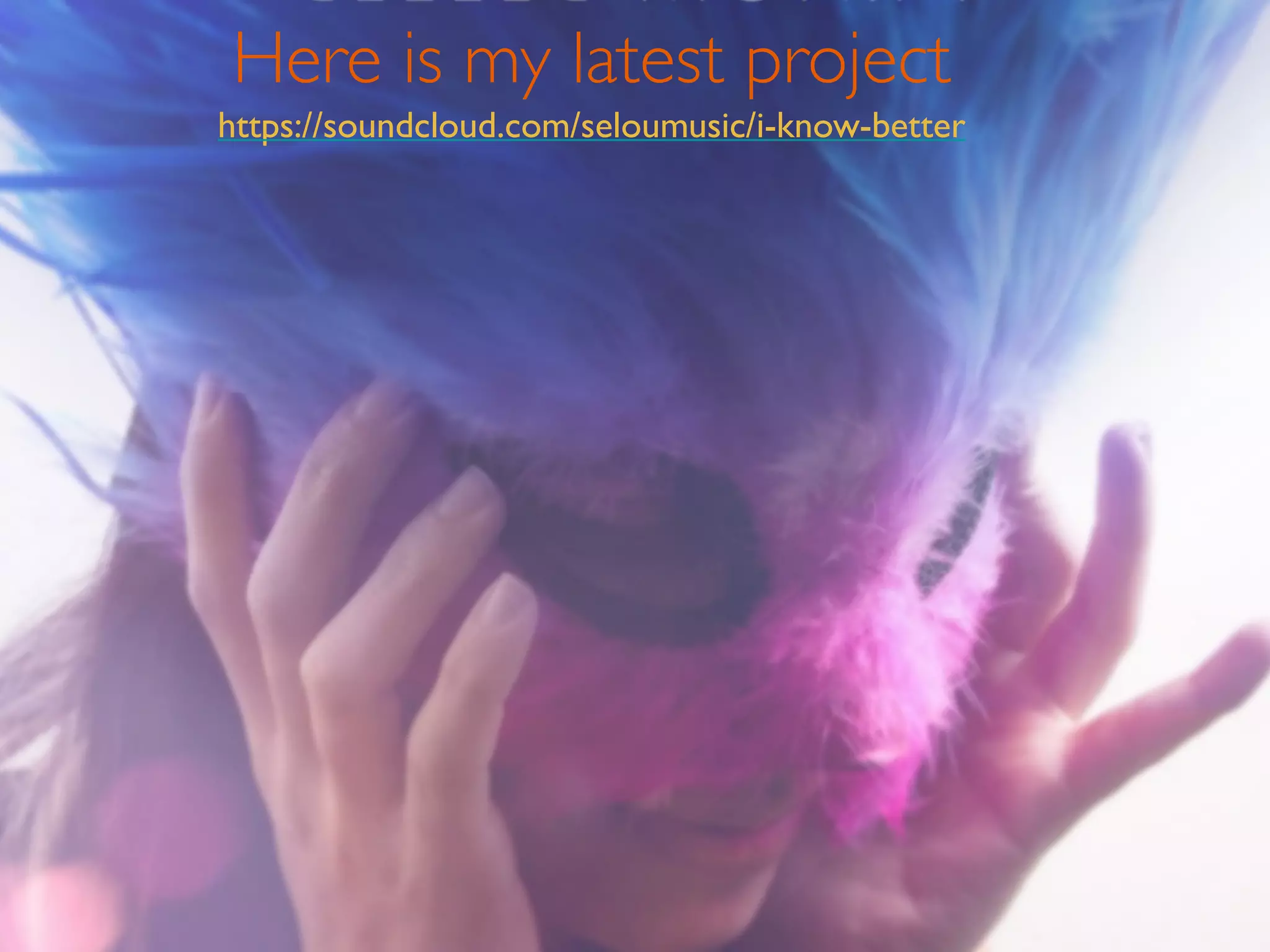 Here is my latest project 
https://soundcloud.com/seloumusic/i-know-better 
 