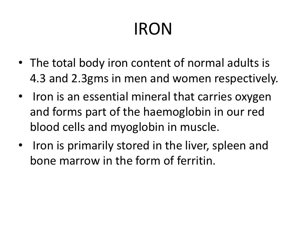 Iron