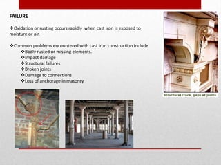 Building Iron Rot CAST IRON & WROUGHT IRON | PPTX