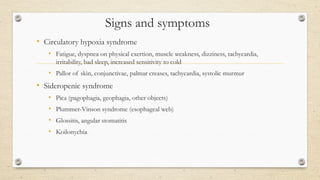 Sign Vinson Iron-deficiency anemia_students (1).pptx iron | PPTX
