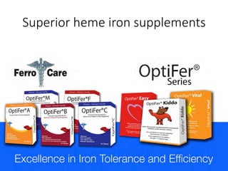 Superior heme iron supplements
 