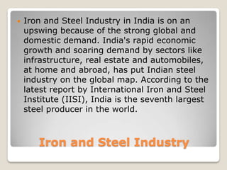 Iron and steel industries | PDF