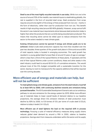 Iron and Steel Technology Roadmap - Towards more sustainable ...