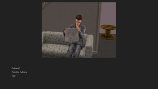 Culinary?
Timothy: Culinary.
YES!
 