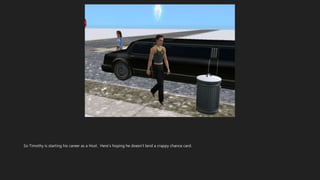 So Timothy is starting his career as a Host. Here’s hoping he doesn’t land a crappy chance card.
 