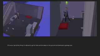 Of course, I get all the things I’m allowed to get for Sake and she sleeps on the ground (and destroyed a garbage can).
 