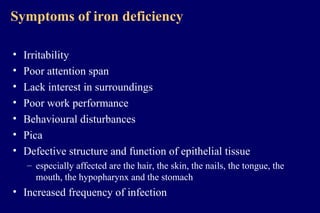 Iron deficiency | PPT