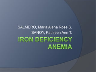 SALMERO, Maria Alena Rose S.
     SANOY, Kathleen Ann T.
 