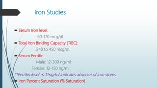 Iron deficiency anemia | PPTX