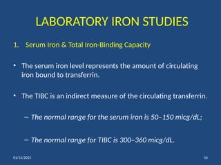 IRON DEFICIENCY ANEMIA for medical students | PPTX