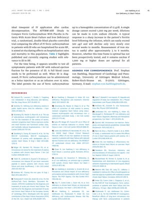 Iron deficiency in heart failure