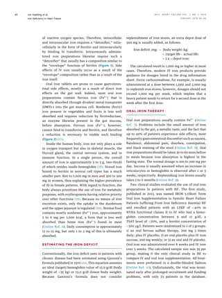 Iron deficiency in heart failure