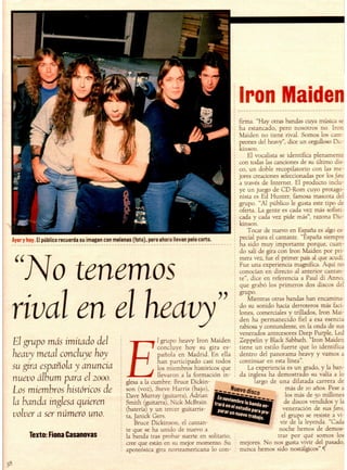 Iron Maiden. 2 artículos