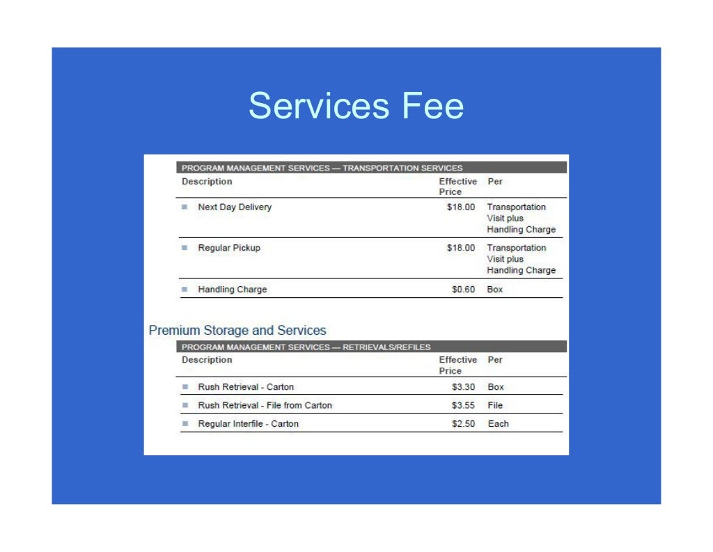 Iron mountain Records Management Observing