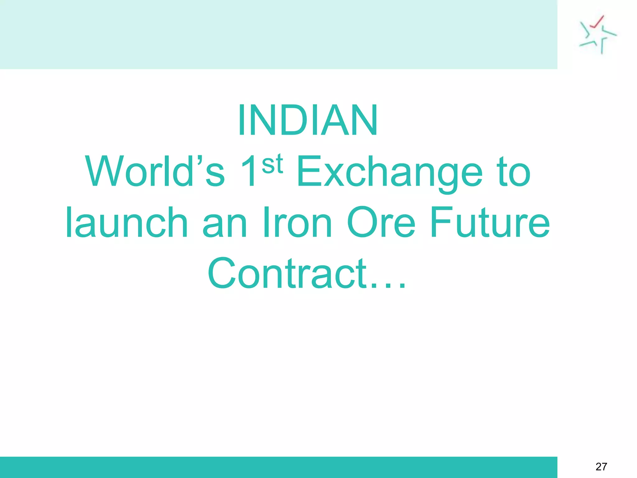 Prices have moved from US$ 17 to US$ 170 in 7 years: Higher returns = Greater risks