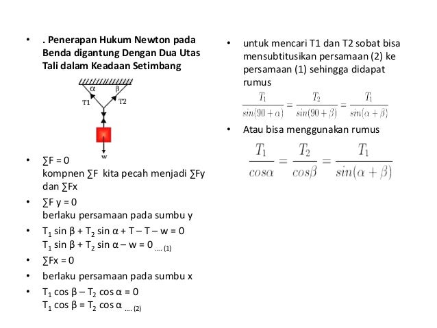 Aplikasi hukum nweton dalam kehidupan sehari -hari