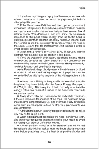 Hitting


    1. If you have psychological or physical illnesses, or any sexually
related problems, consult a doctor or ps...